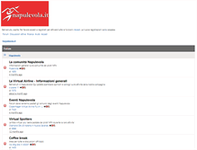 Tablet Screenshot of forum.napulevola.it